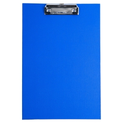 DESKA A4 PVC Z KLIPEM NIEBIESKA